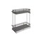 Rev-A-Shelf Steel, Orion Gray, 10.25 in W, 24.25 in H, 21.69 in D, 21.69 in L, Orion Gray 5322-BCSC-9-FOG - alternate 1